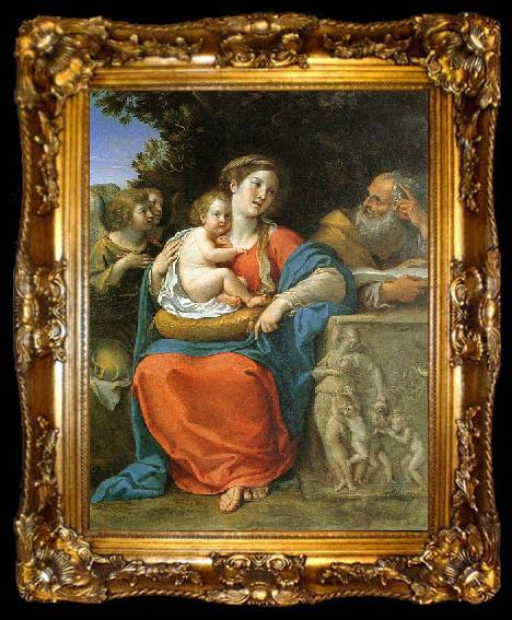 framed  Francesco Albani The Holy Family, ta009-2